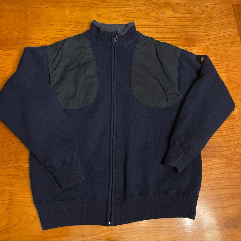 Beretta Men's L Wool Jacket Full Zip Sweater Long Sleeve Shooting Jacket